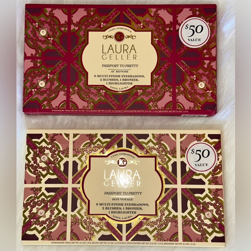 Laura Geller Passport to Pretty Set - Burgundy and Gold
